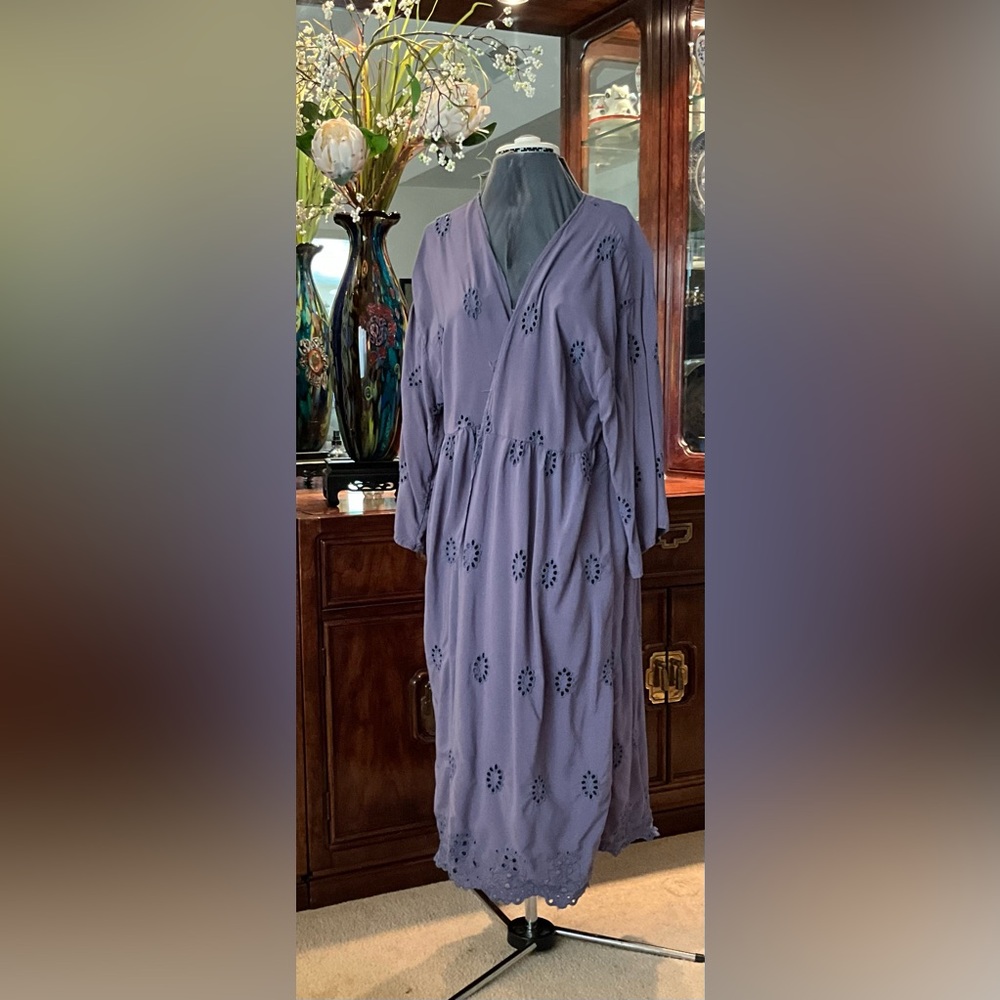 Lavender Eyelet Kimono Open Front.  Reduction sale 2026